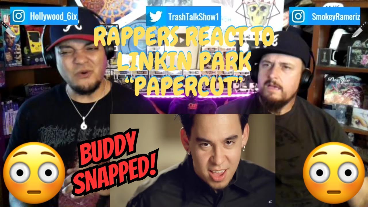 Реакция рэперов на песню Linkin Park «Papercut»!!!