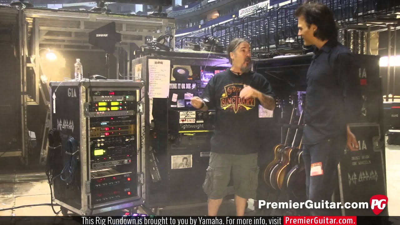 Rig Rundown - Def Leppard's Phil Collen, Vivian Campbell, & Rick Savage (2014)