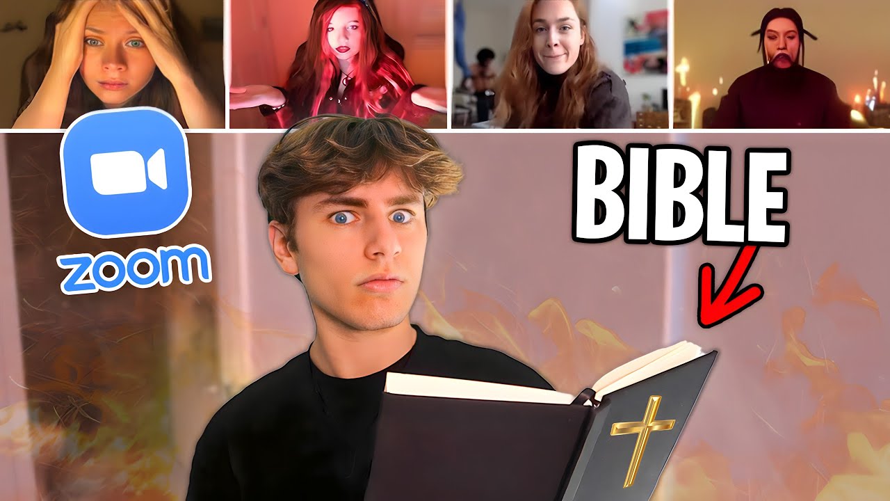 Чтение БИБЛИИ в классе SATANIC Zoom 3!