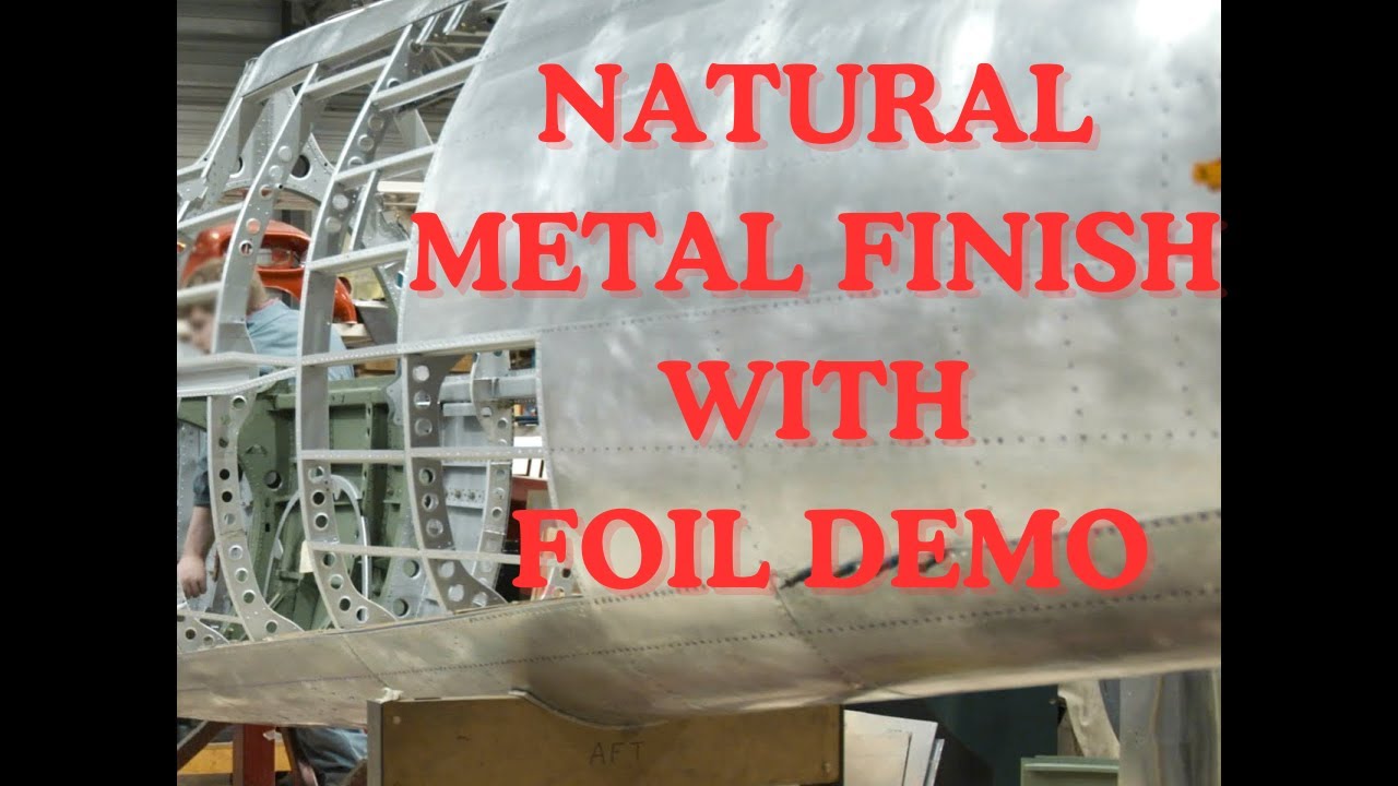 Natural Metal Finish with foil demo. Airfix Spitfire MKIX 1/24th scale