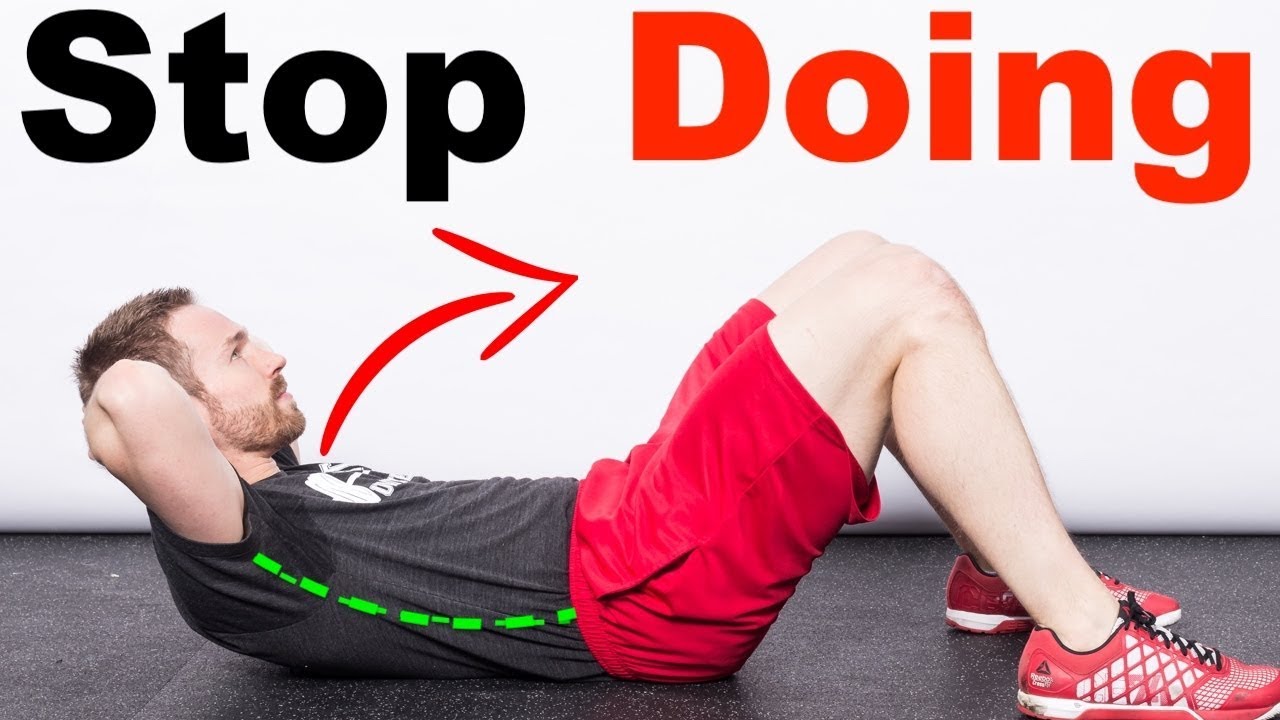 STOP doing SIT UPS!