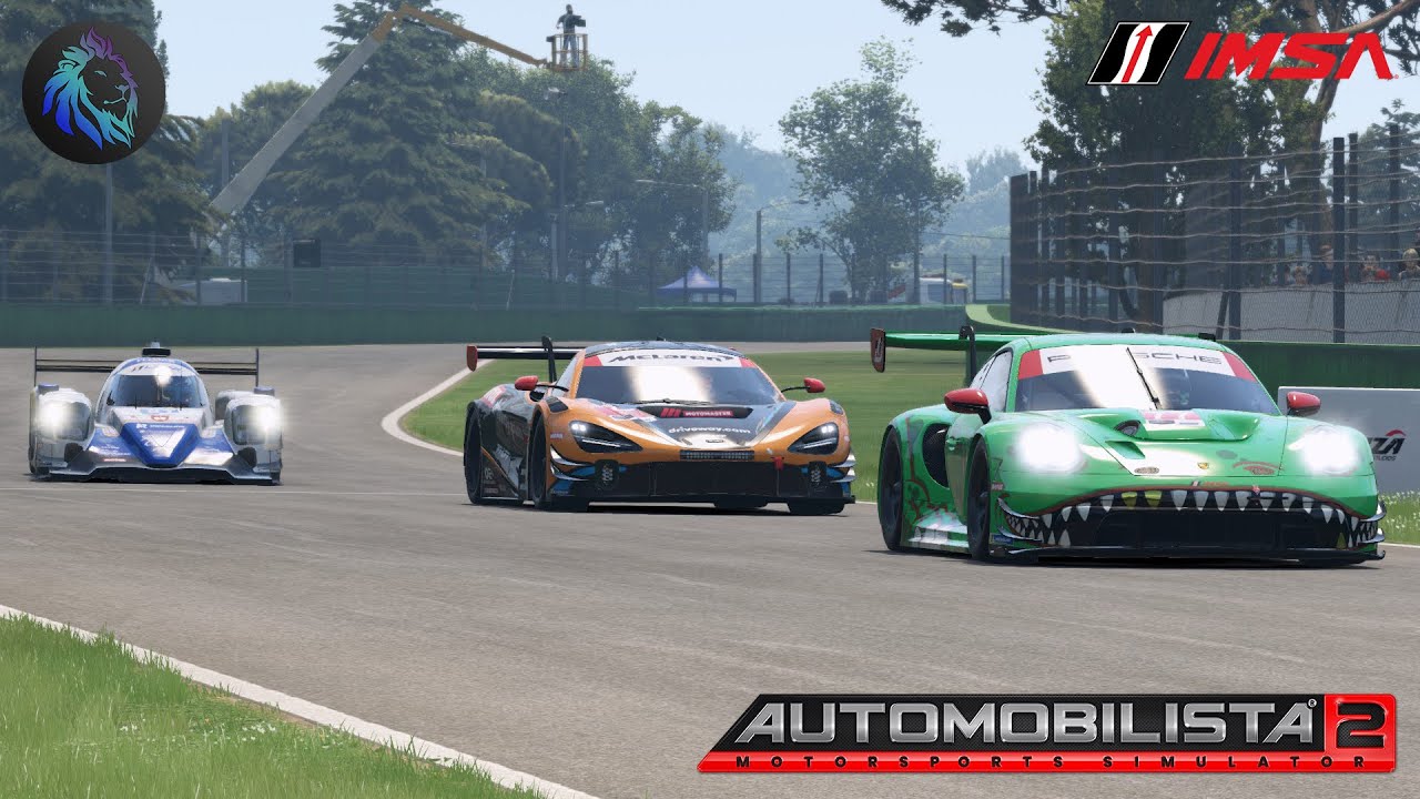 Automobilista 2 Koop Multiclass-Rennen - GT3/LMP2 - Imola - 30 Min | Replay