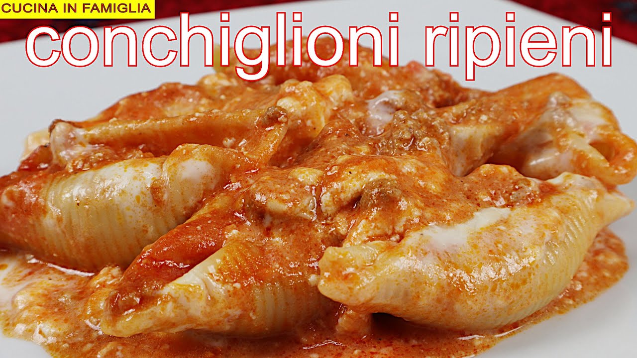 CONCHIGLIONI RIPIENI PRIMO PIATTO SFIZIOSO