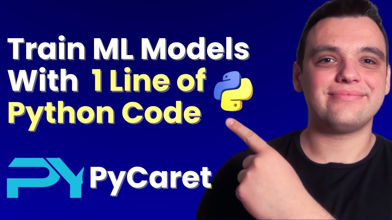 Łatwe szkolenie modeli uczenia maszynowego przy użyciu zaledwie 1 wiersza języka Python! (Przewod...