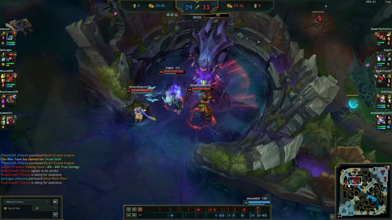 inting taliyah steals baron and win a game | lol oddshot