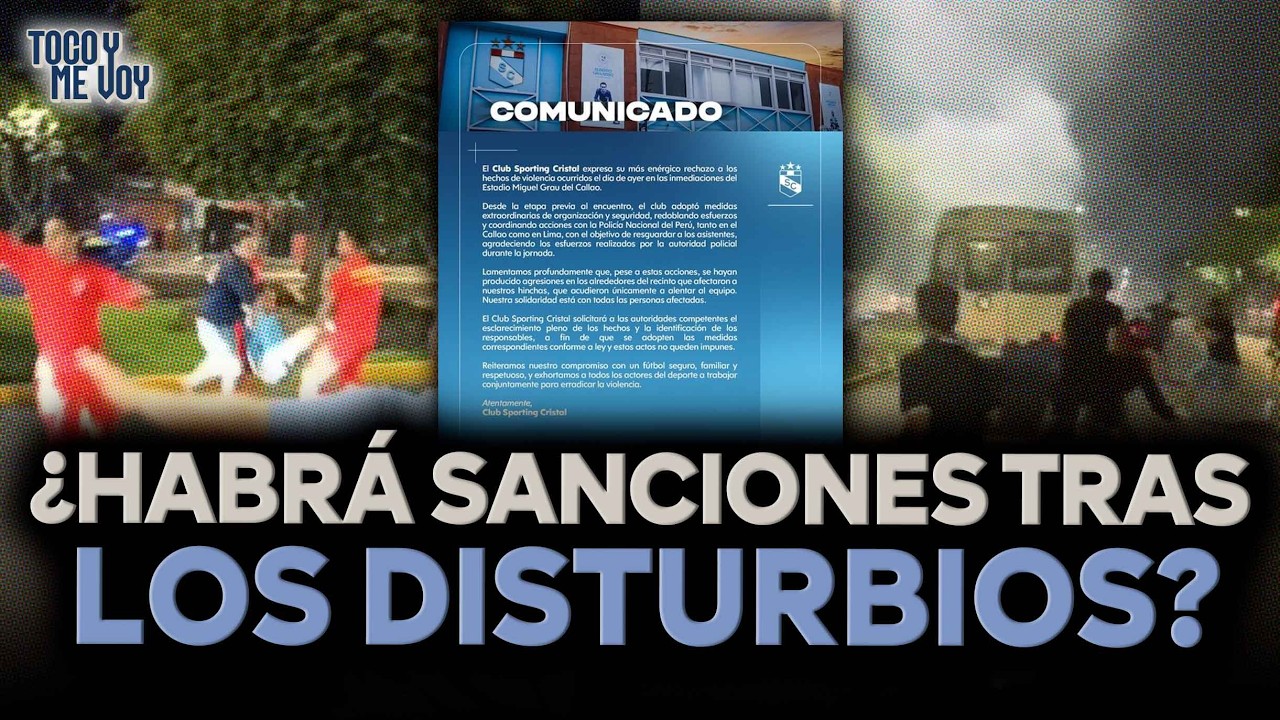 Comunicado celeste tras ataques en el Miguel Grau | SEGMENTO #TocoYMeVoy