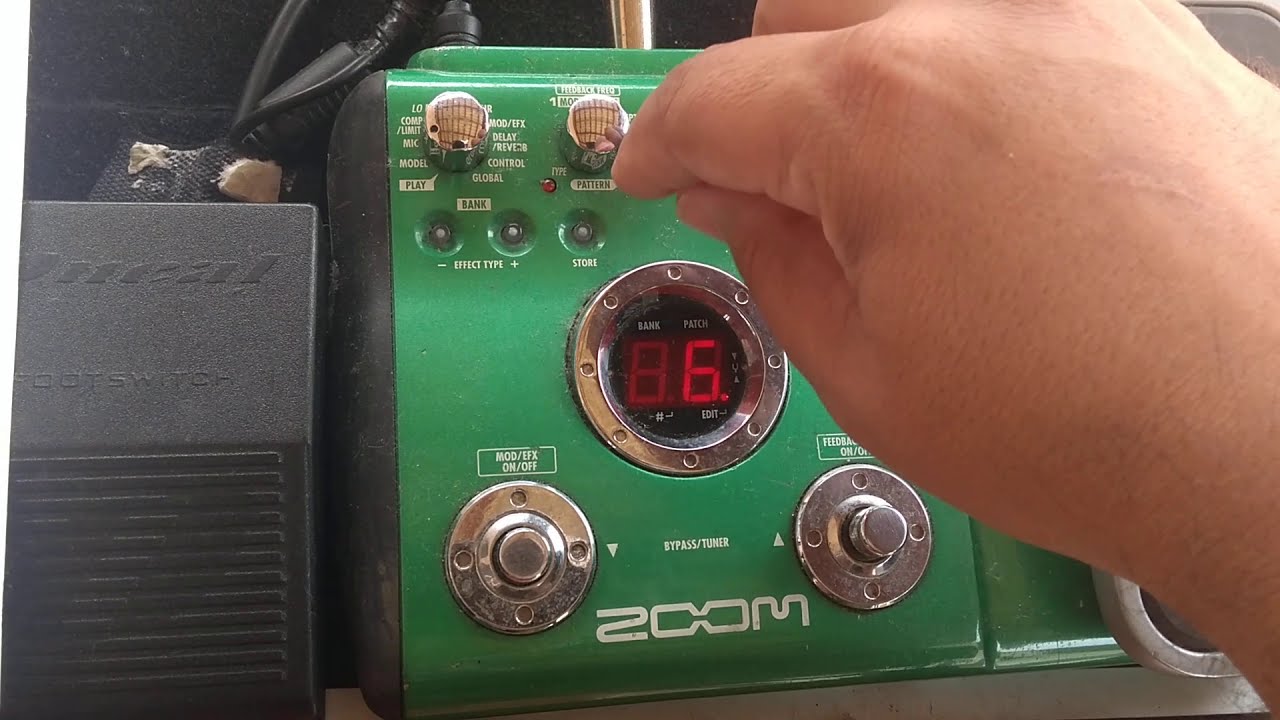 Zoom a2.1U como editar e salvar patches (efeitos), por Juninho Zen