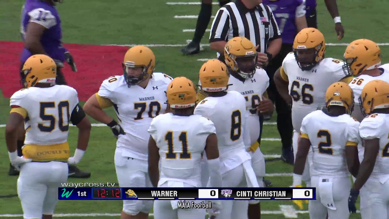 Cincinnati Christian University vs Warner University Football - August 31, 2019