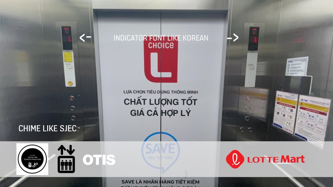 2 OTIS Korean Lifts - Lotte Mart Gò Vấp