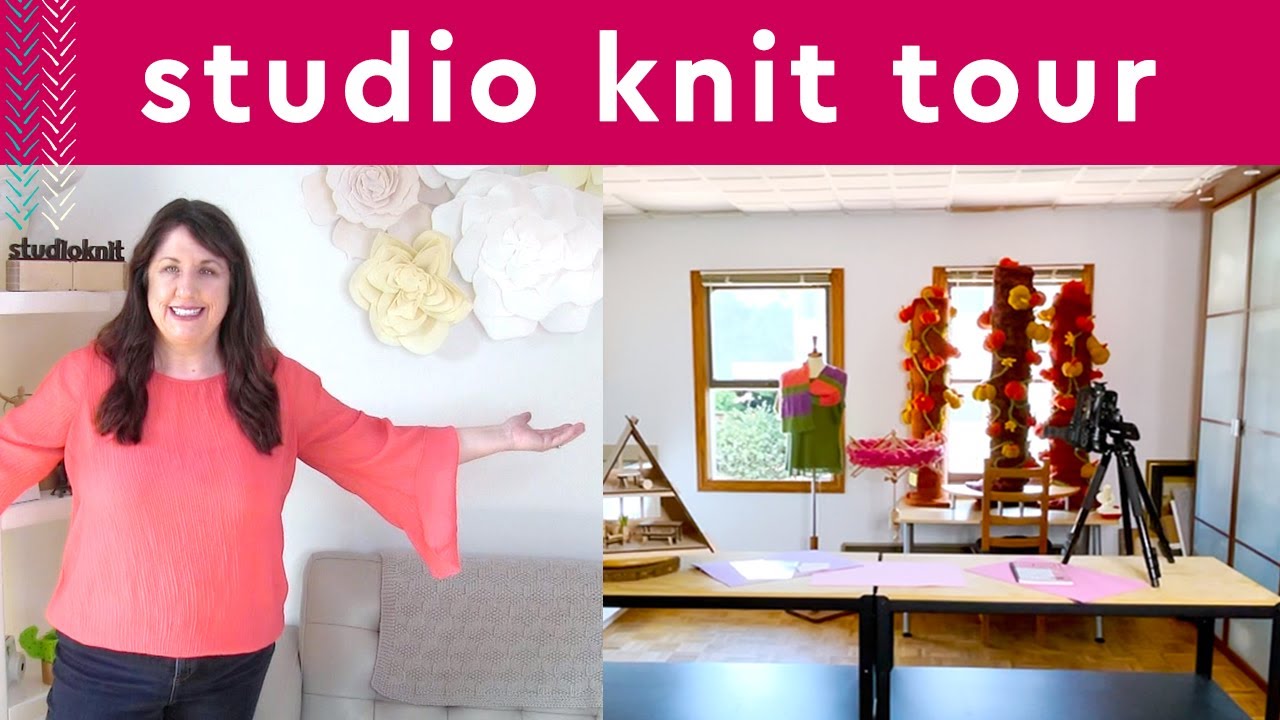 New Studio Knit Office + Craft Room Tour