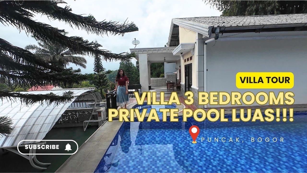 VILLA KAPASITAS 20 ORANG PINGGIR JALAN DI PUNCAK