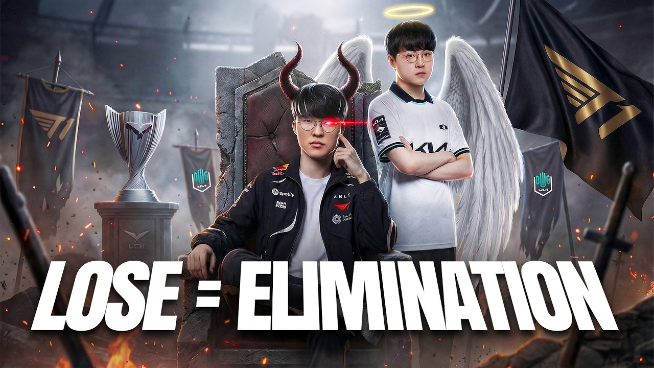 🔥MOVE 200 IQ DE FAKER & ONER, SI T1 PERD = ELIMINATION🔥 (T1 vs DK)