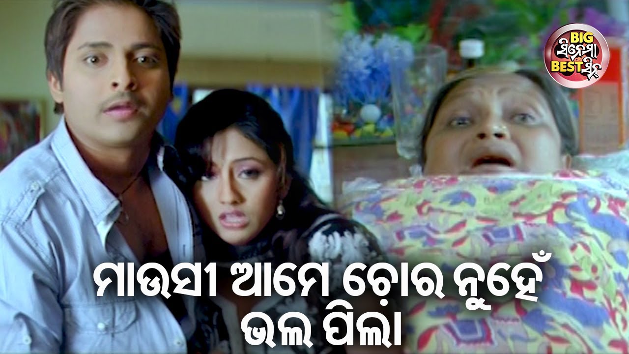 ମାଉସୀ ଆମେ ଚୋର ନୁହଁ ଭଲ ପିଲା - Big ସିନେମା Best ସିନ୍ - Idiot Odia Movie | Babushan,Riya,Debasis