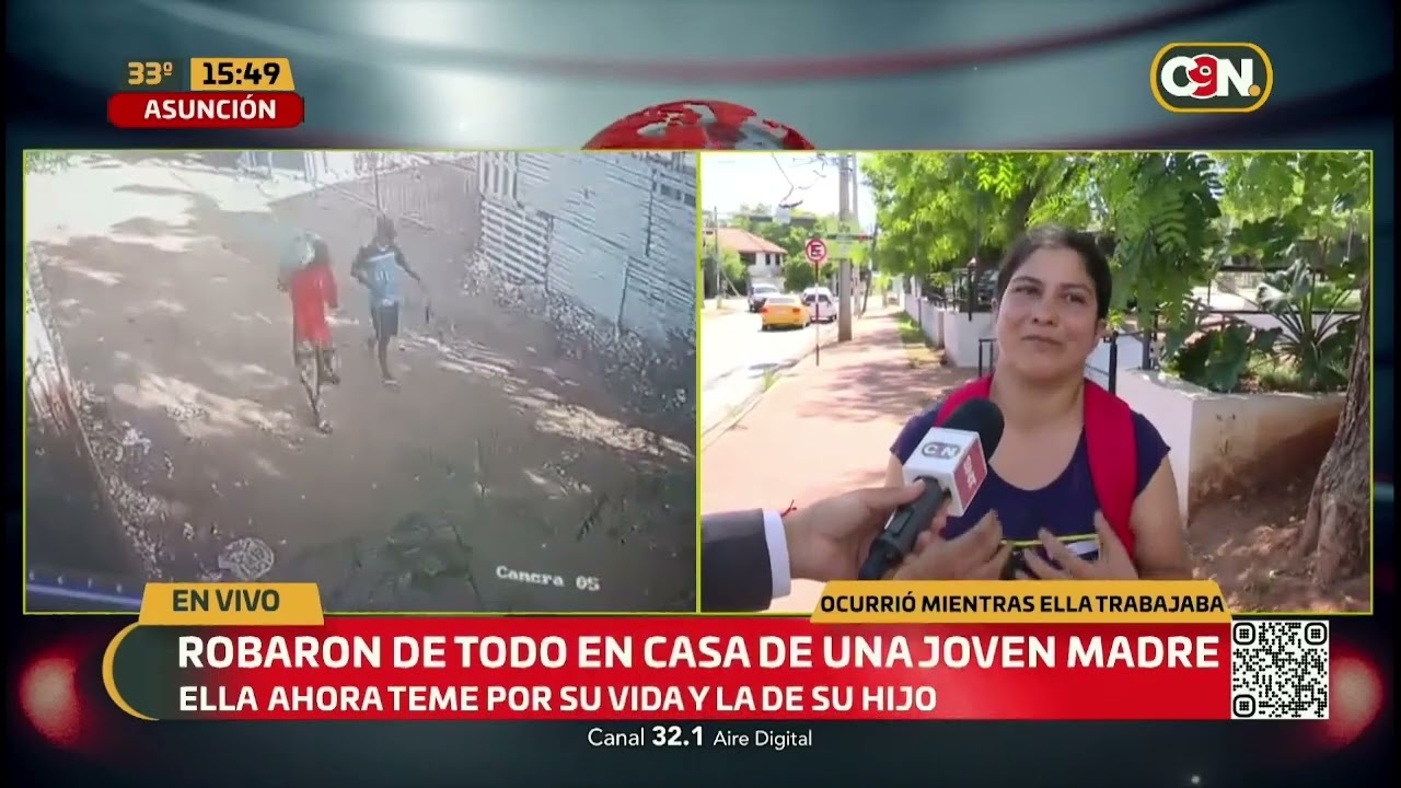 Mujer denuncia robo total en su vivienda y teme represalias