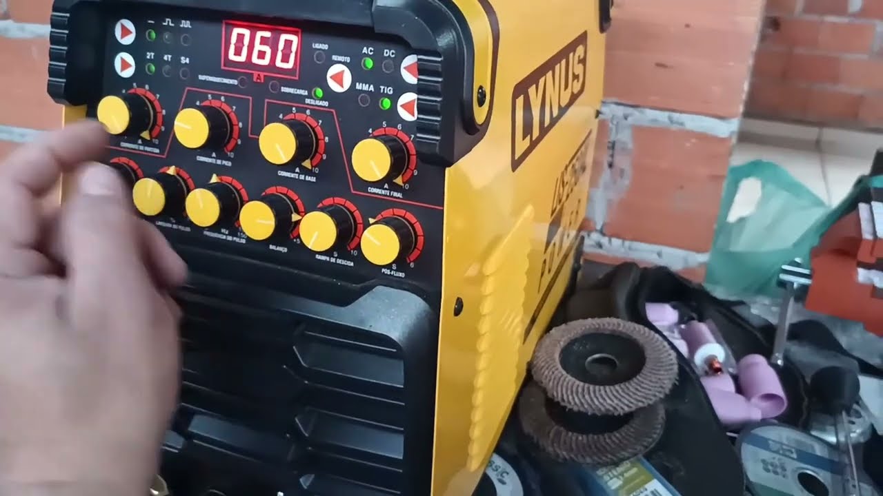 Lynus Lis250al Pulse Power AC/DC Aluminio, como configurar, melhor custo beneficio