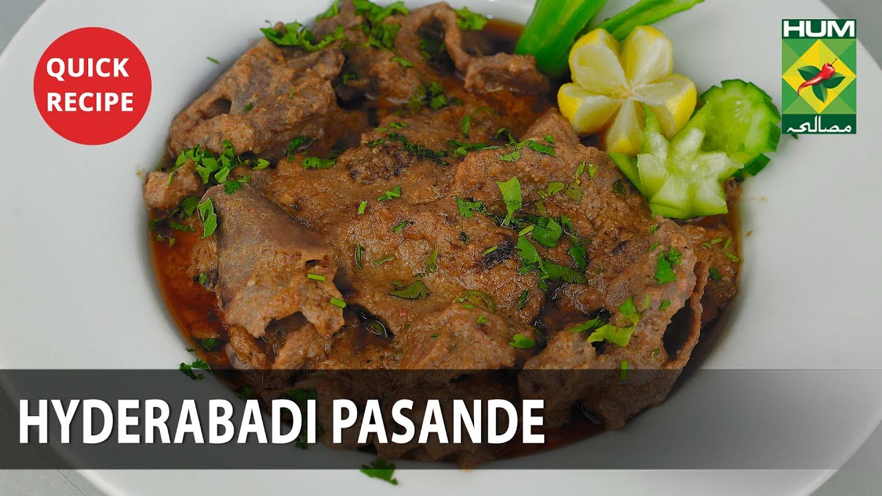 Hyderabadi Pasanday Recipe | Quick Recipe | Masala TV | Chef Shireen Anwar