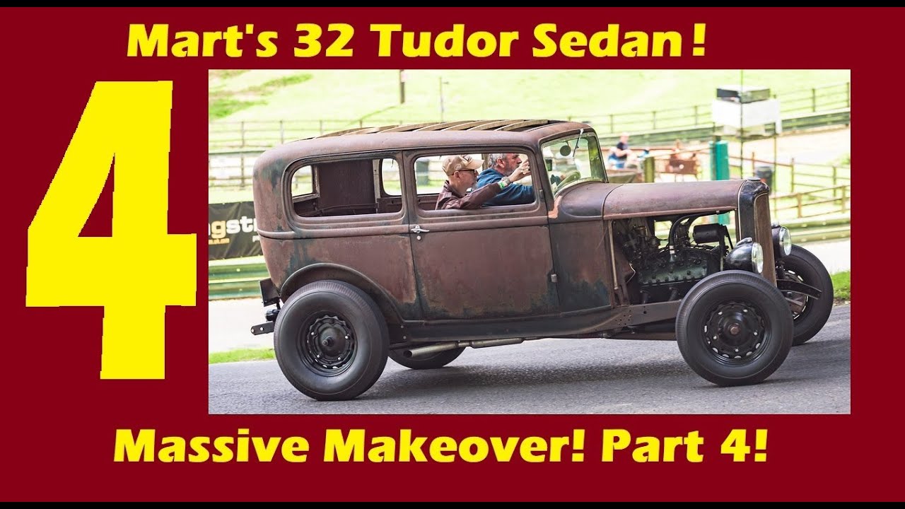Mart's 1932 2 Door Sedan makeover! Part 4. Rust repair on one door. Patchy Poo time! Slapper action!