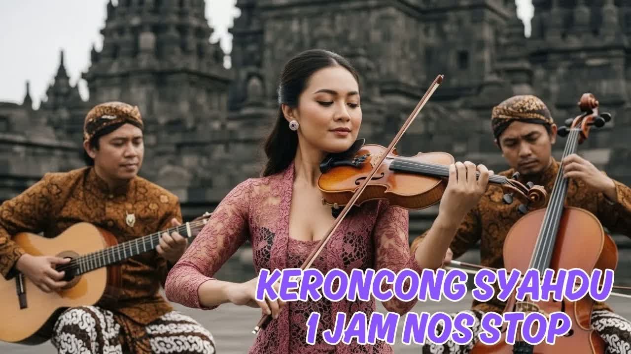 Musik Keroncong Penenang Pikiran | 1 Jam Non Stop Tanpa Iklan