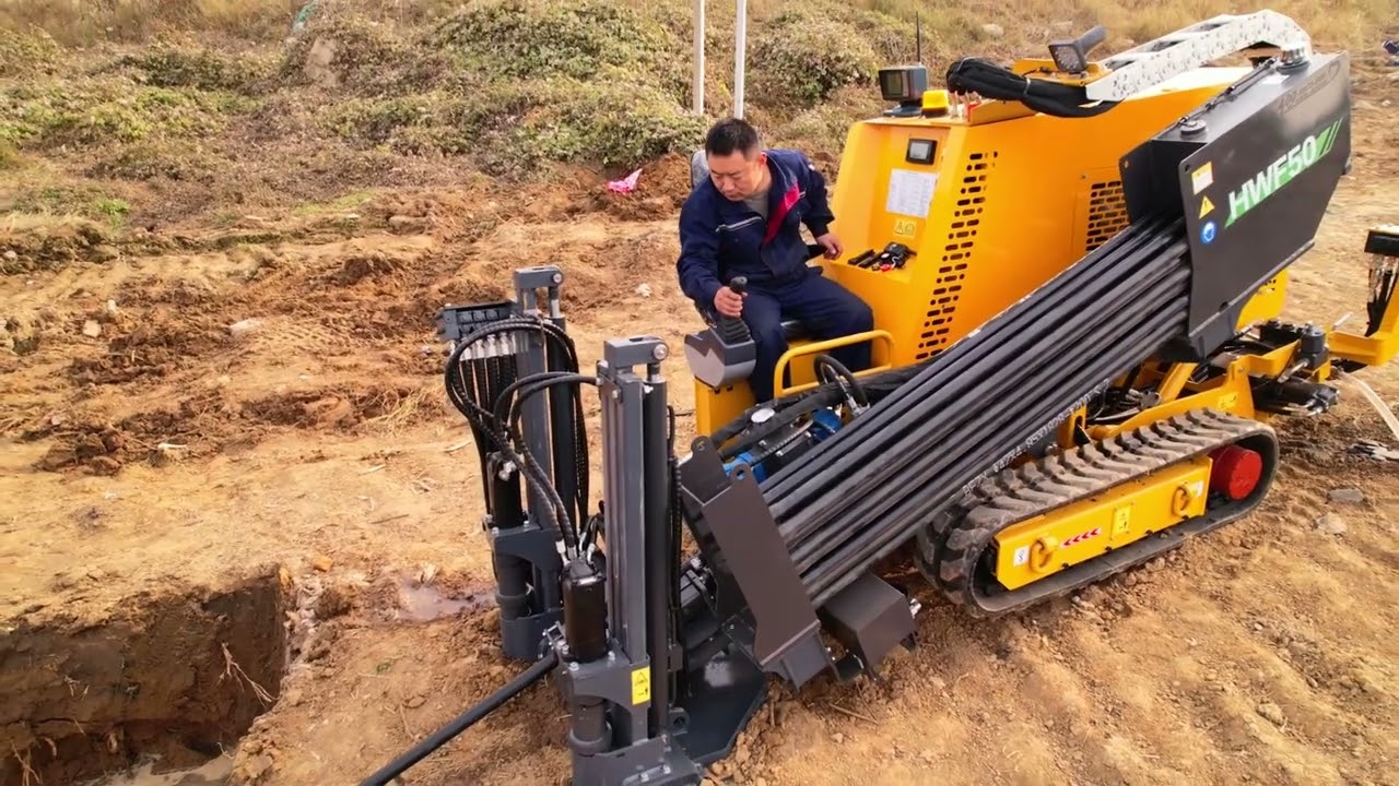 HWF50 Horizontal Directional Drill | Efficient Trenchless Solution for Pipeline Projects