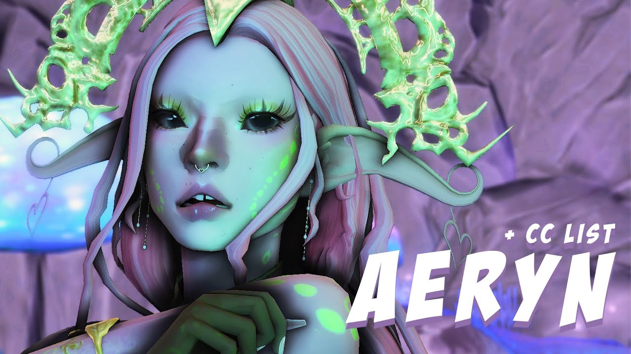 Айрин, пришелец 👽 + список CC | The Sims 4 Создание персонажа