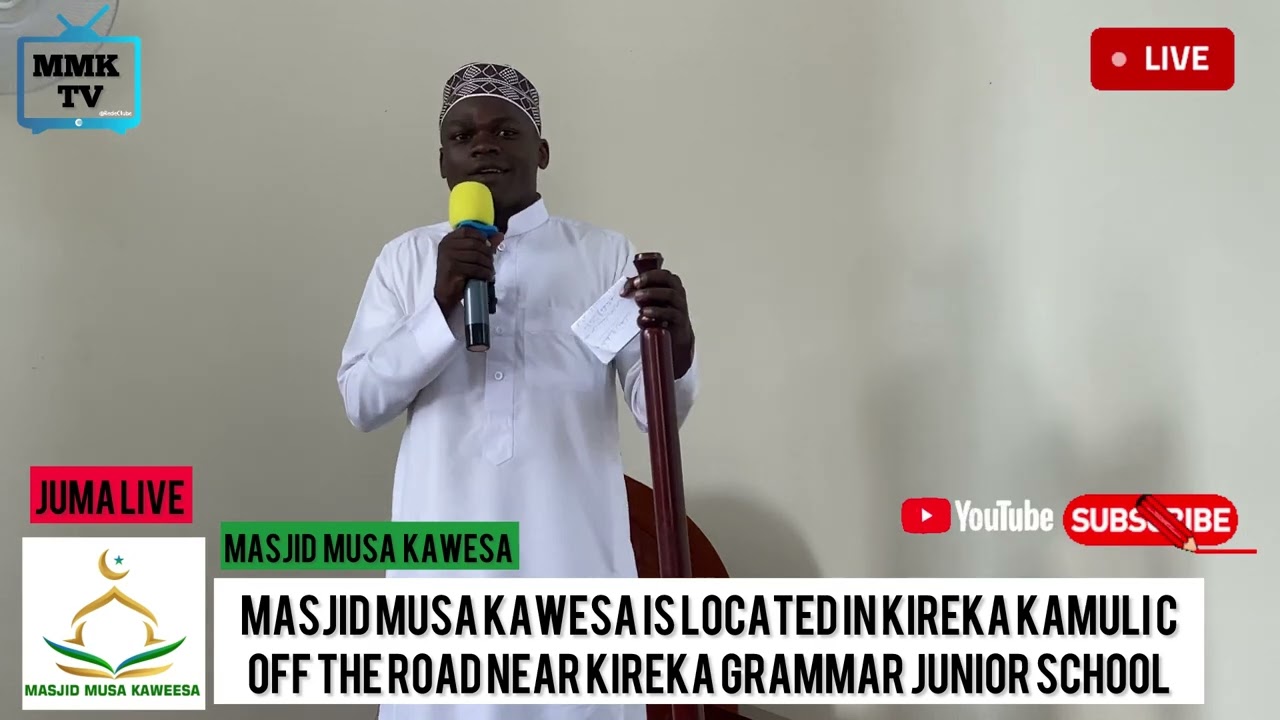 Second Juma at @MASJIDMUSAKAWESA live