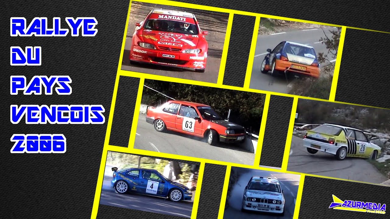RALLYE REGIONAL DU PAYS VENCOIS 2006 -  THE BEST OF - CRASHS & SHOW