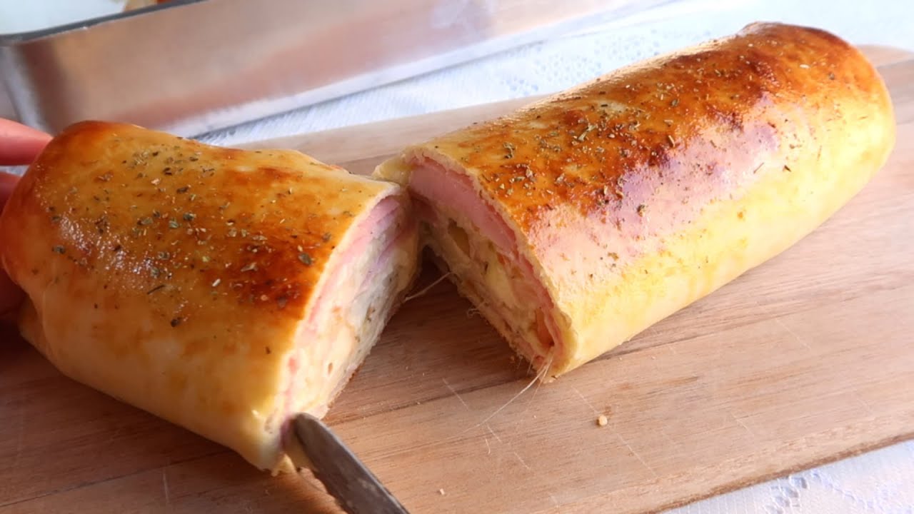 Pão Pizza - Fácil de fazer e Muito Saboroso