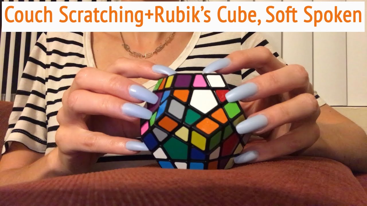 ASMR * Couch Scratching * Rubik's Cube * Fast Tapping & Scratching * Soft spoken * ASMRVilla