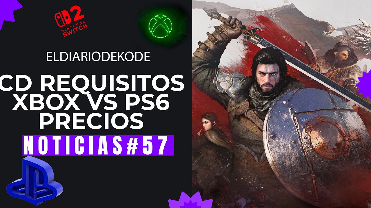 Noticias Gaming: Crimson Desert en PS5 y PC, FF7 Parte 3, PS6 vs Xbox Helix