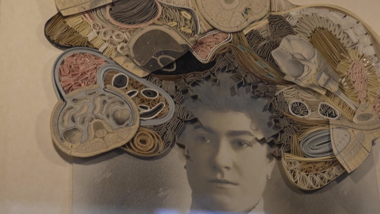 Entre découpages, assemblages et collages, le monde imaginaire de Magali, artiste plasticienne