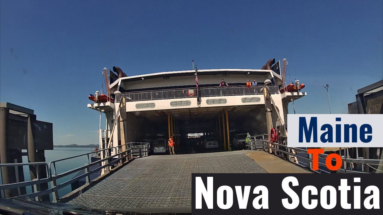 Boarding and Offboarding the CAT ferry Alakai - Maine to Nova Scotia