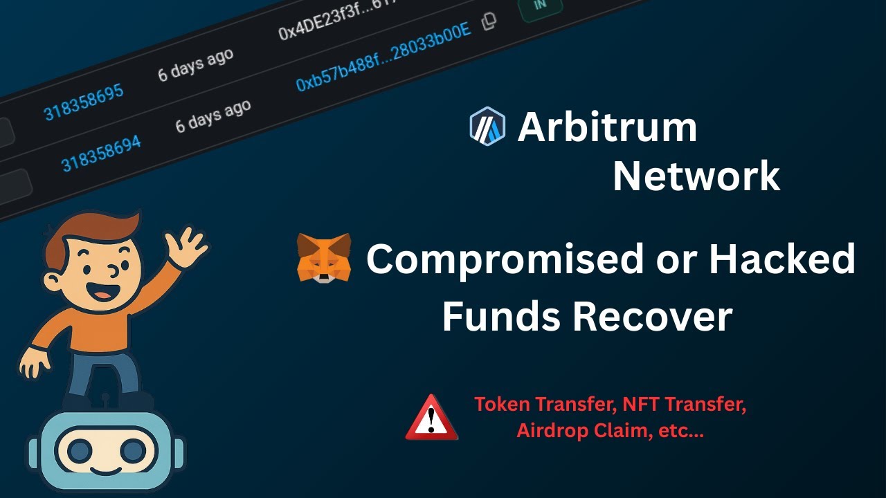 ✅ How to Recover Funds from a Compromised or Hacked MetaMask Wallet on Arbitrum #Arbitrum