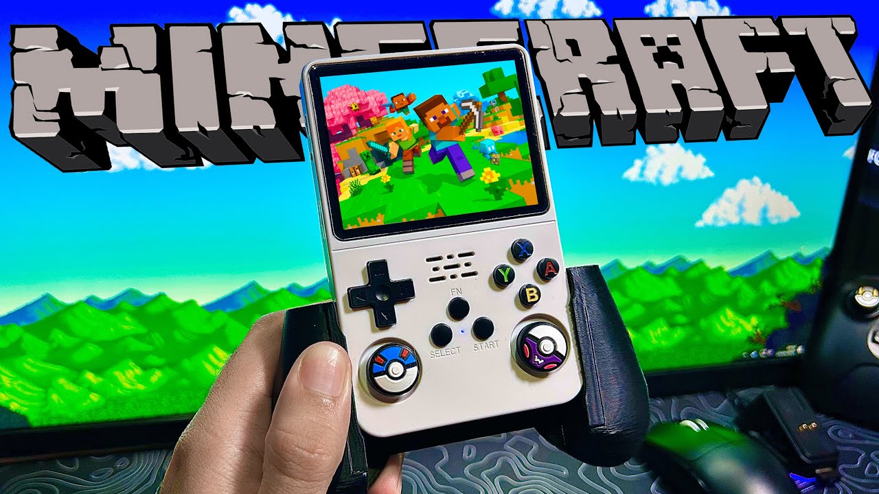 COMO RODAR MINECRAFT NO GAMEBOY CHINES!!! (R36S)