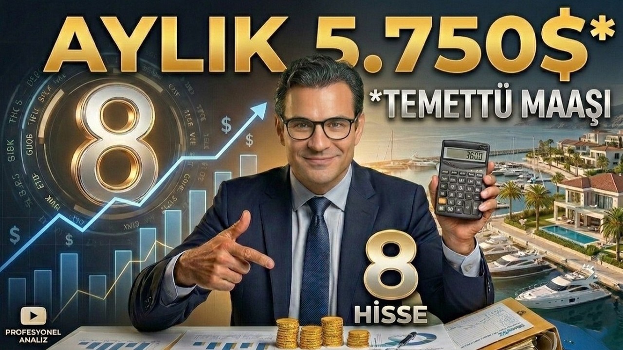 2041 Yılında Aylık 5.750$ Maaş Bağlayan 8 Hisse! #Borsa #Yatırım #Temettü