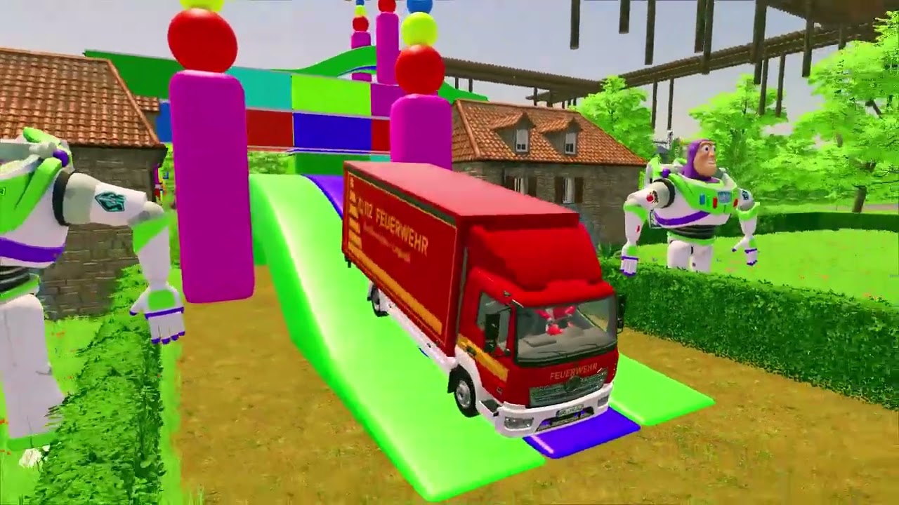 TRANSPORTING ALL VEHICLES CARS, TRUCKS, TRACTORS, FIRE ENGINE WITH TRAIN! Farming Simulator 