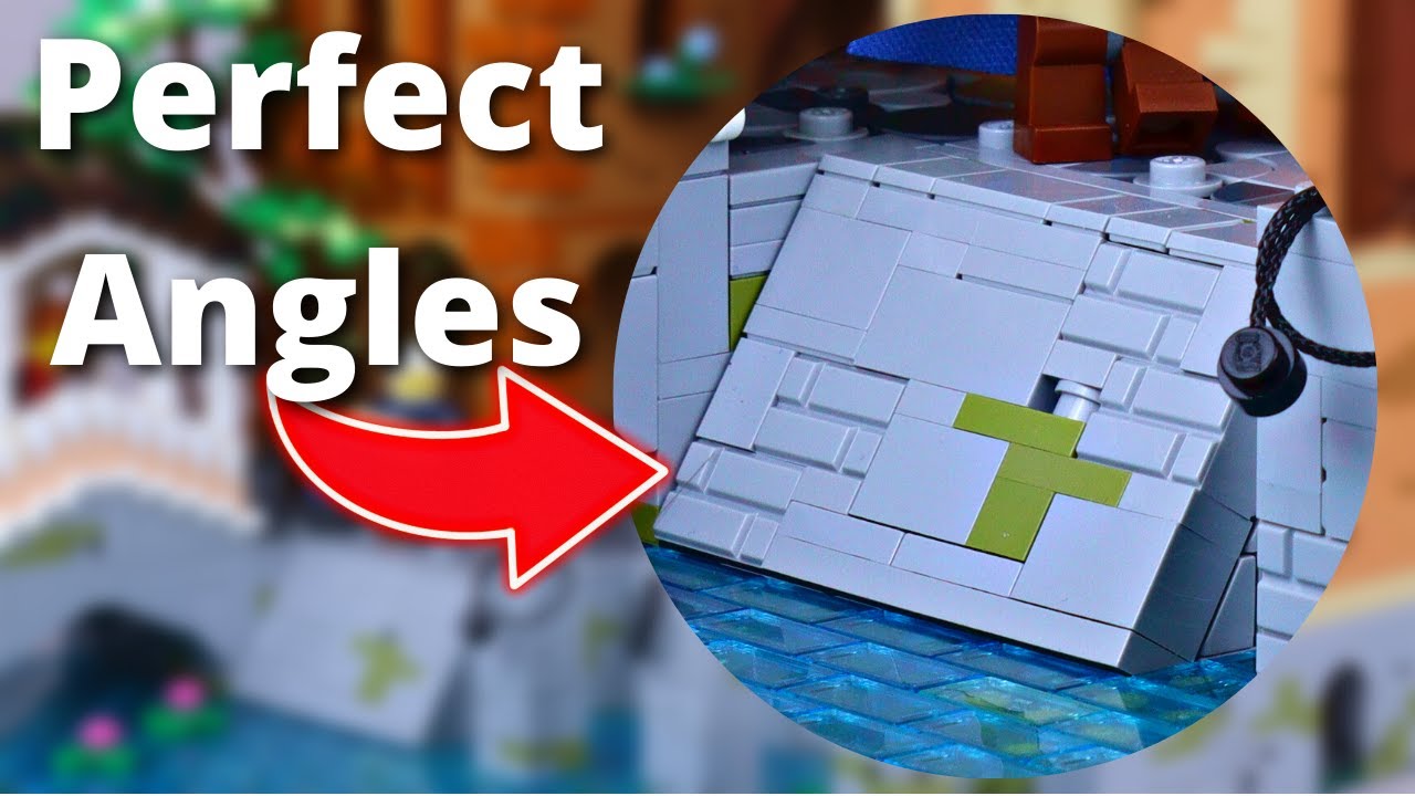 Technique for Flawless Angled Walls! LEGO Tutorial