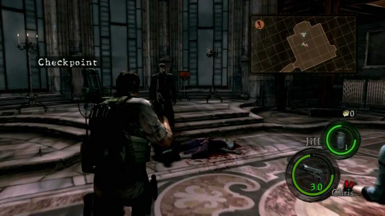 Resident Evil 5 Lost In Nightmares Coop WR Speedrun - Chris POV - 6:36