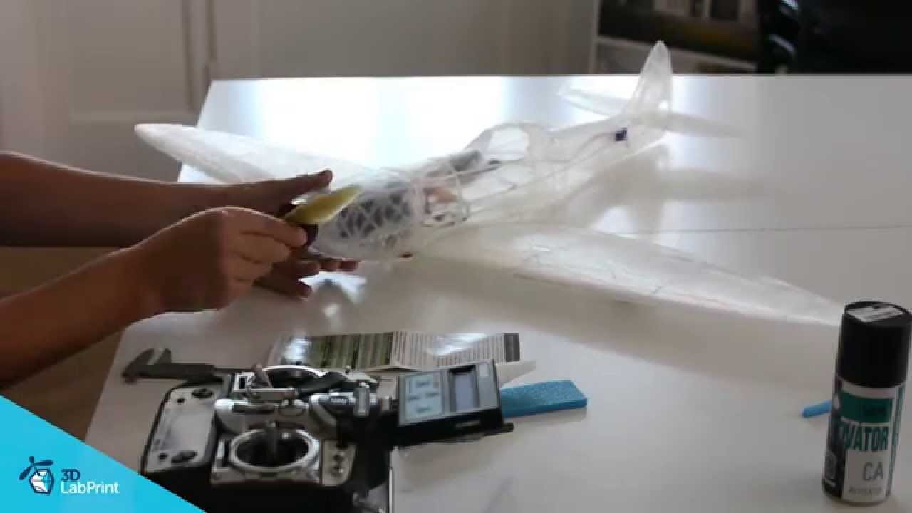 3D printed RC Spitfire Mk XVI videoguide 10