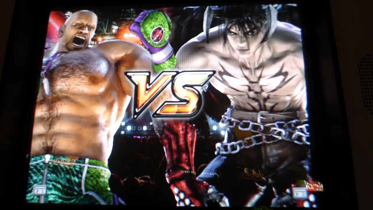 Tekken 5 (arcade) playthrough on cabinet