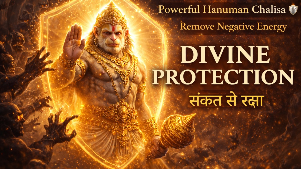 Powerful Hanuman Chalisa Protection from Negative Energy 🛡 Remove Fear & Obstacles | संकट से रक्षा