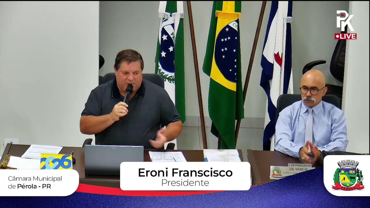 2ª SESSÃO ORDINÁRIA (2026) Transmissão ao vivo de Câmara Municipal de Pérola
