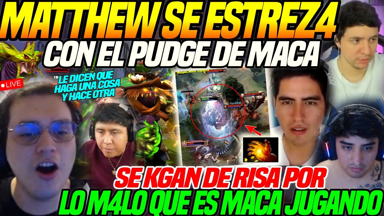 😲Matthew, Leo, Zapatito Se ESTREZ4N con el Pudge de Macarius!!😲se KG4N de Risa x lo M4LO que es MACA