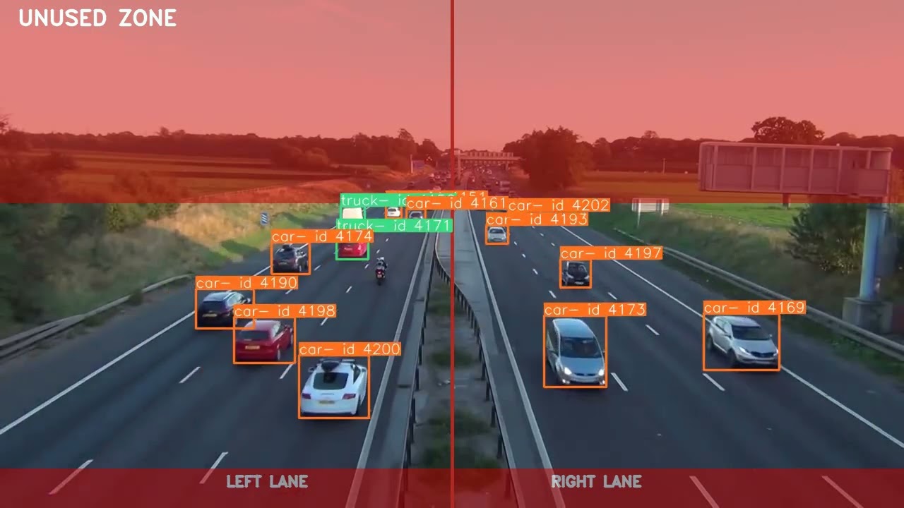Vehicle tracking / Traffic monitoring yolov5+deepsort
