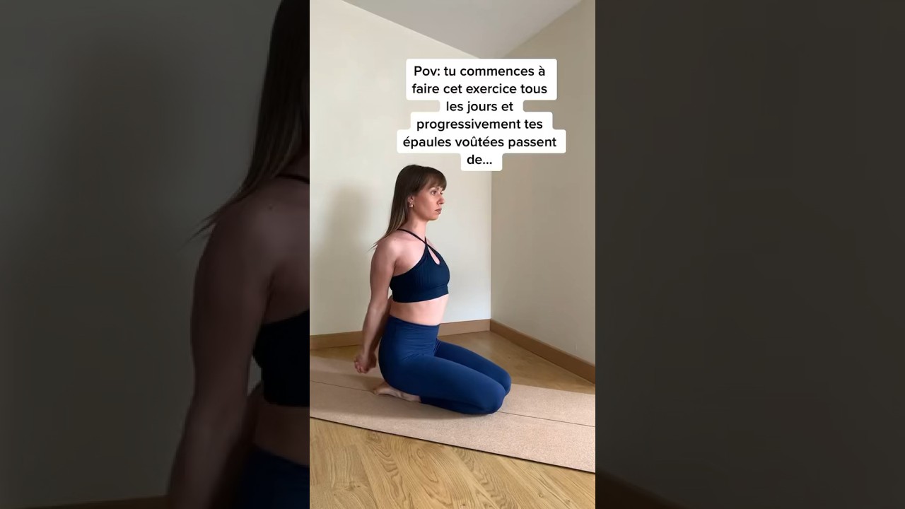 Renforce les muscles du haut du dos et améliore la souplesse de tes épaules avec cet exercice 