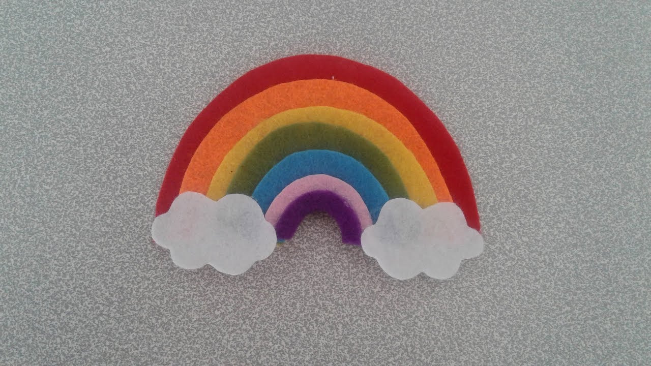 Keçeden Gökkuşağı Yapımı | DIY  Rainbow Made
