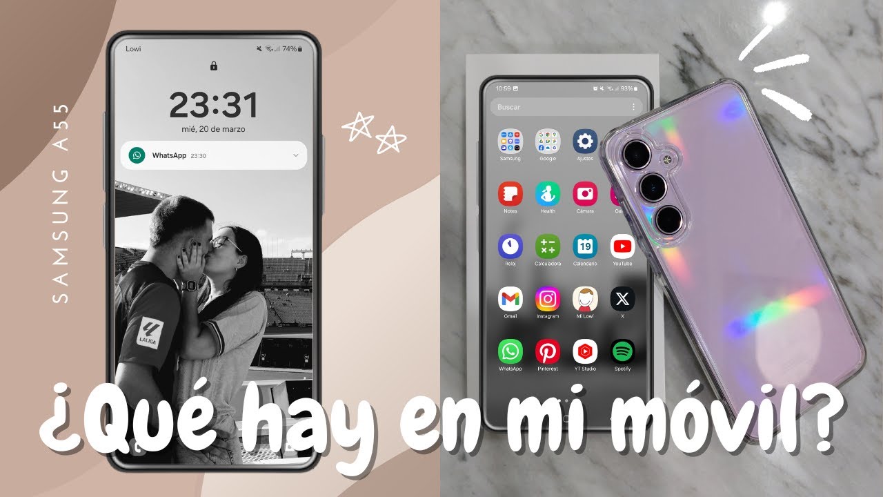 &iquest;QU&Eacute; HAY EN MI M&Oacute;VIL? 📱|| Samsung Galaxy A55 5G