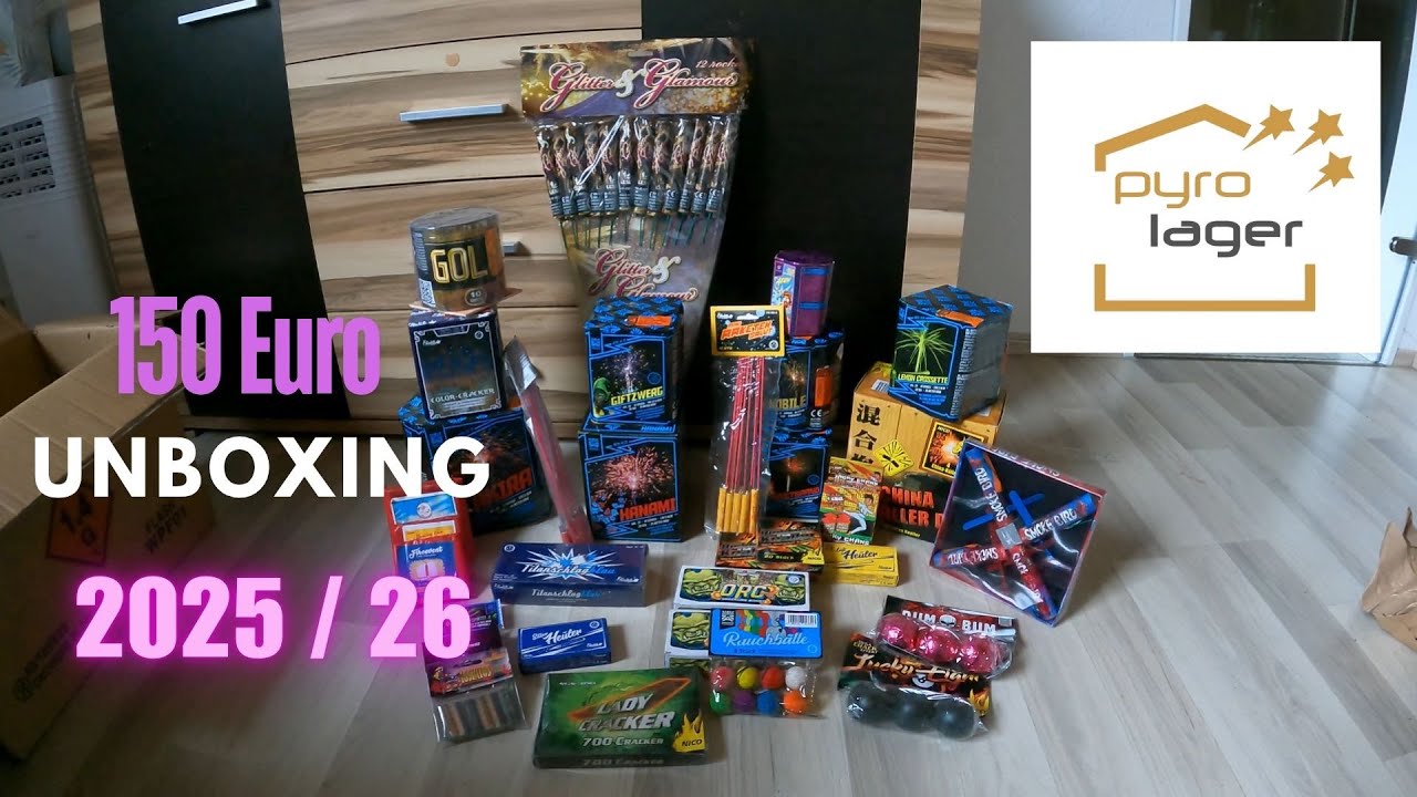 150€ PyroLager Unboxing 💥🎆