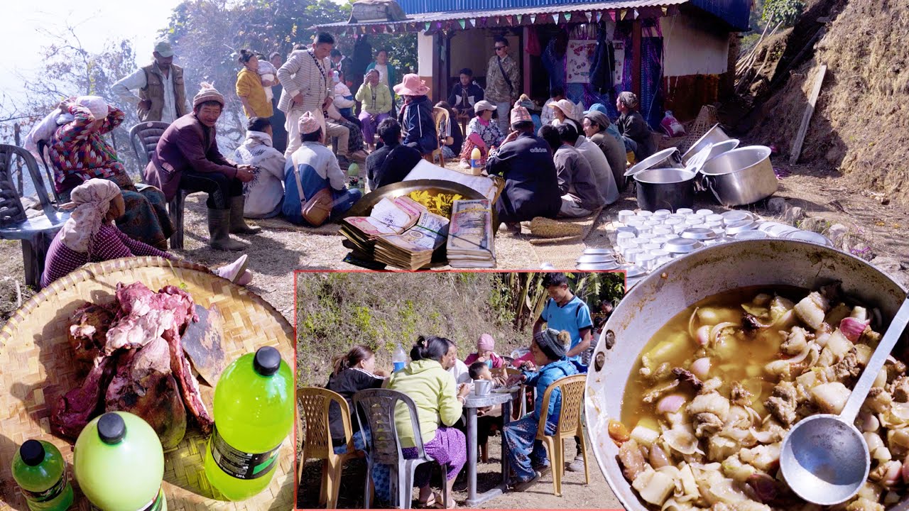 Closing PARTY of our daughter's AGE SEREMONY || giving thanks to all villagers & relatives ||