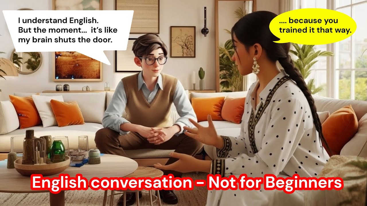 Why You Understand English But Can’t Speak Fluently | Real English Conversation#englishconversation