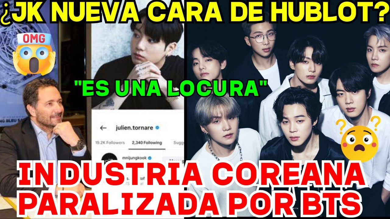 INÉDITO🔴EL PODER DE BTS DEJA A COREA EN CRISIS DE PAPEL😭JUNGKOOK Y HUBLOT ANUNCIAN ESTO😱